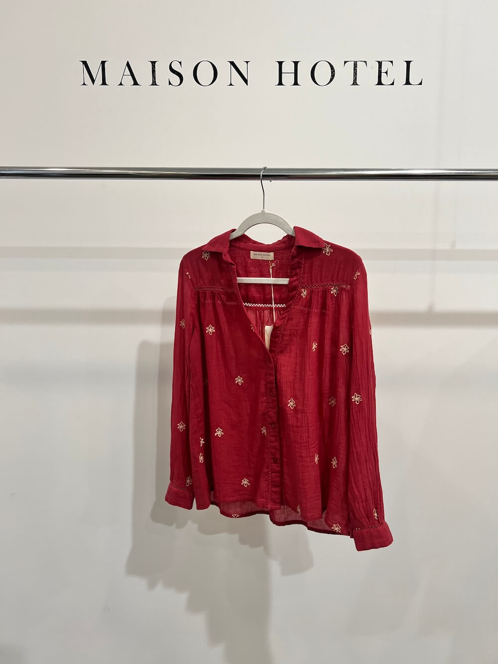 Maison Hotel - Rani Shirt - Raspberry