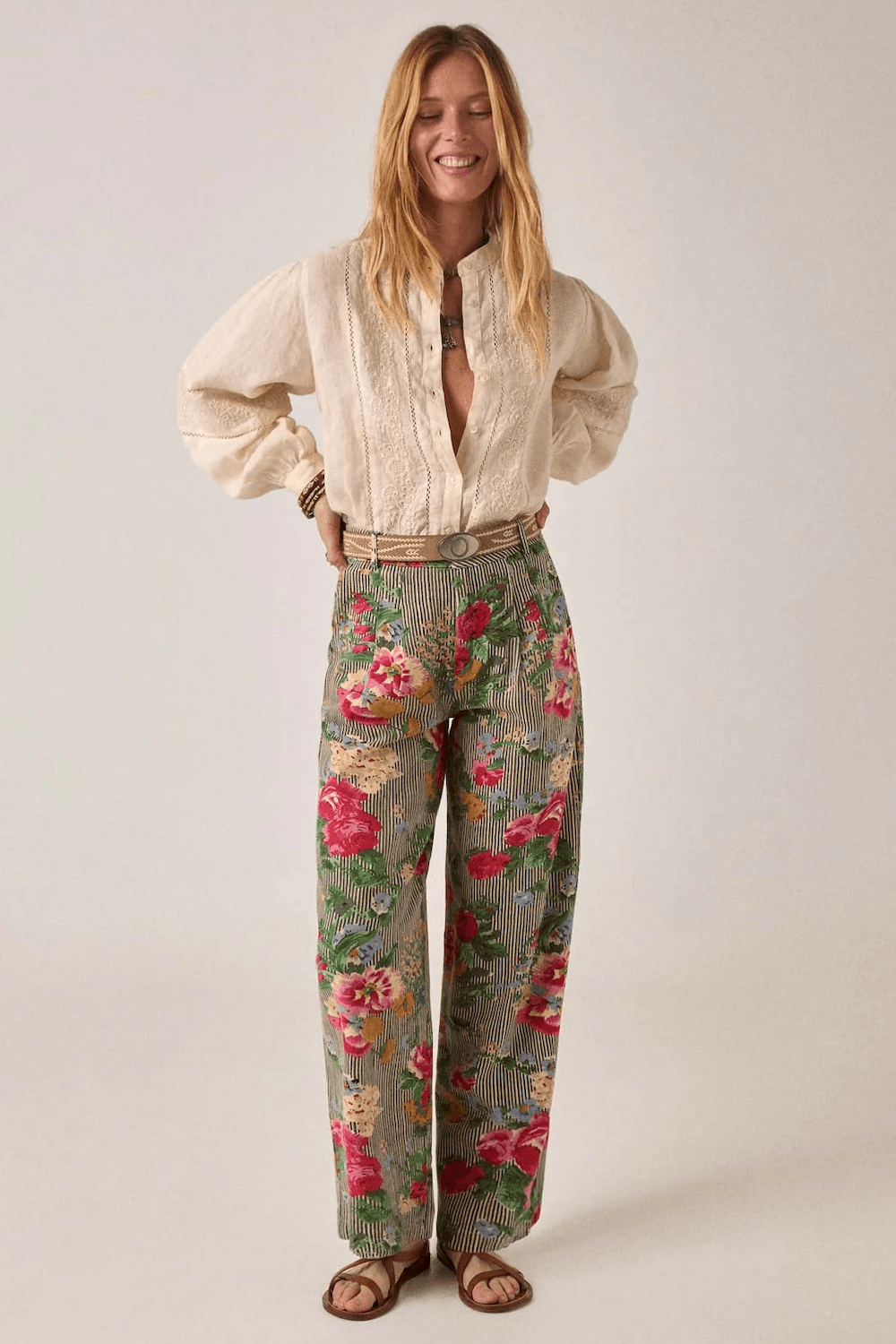 Maison Hotel - Virginia Blouse - Ivory Whisper