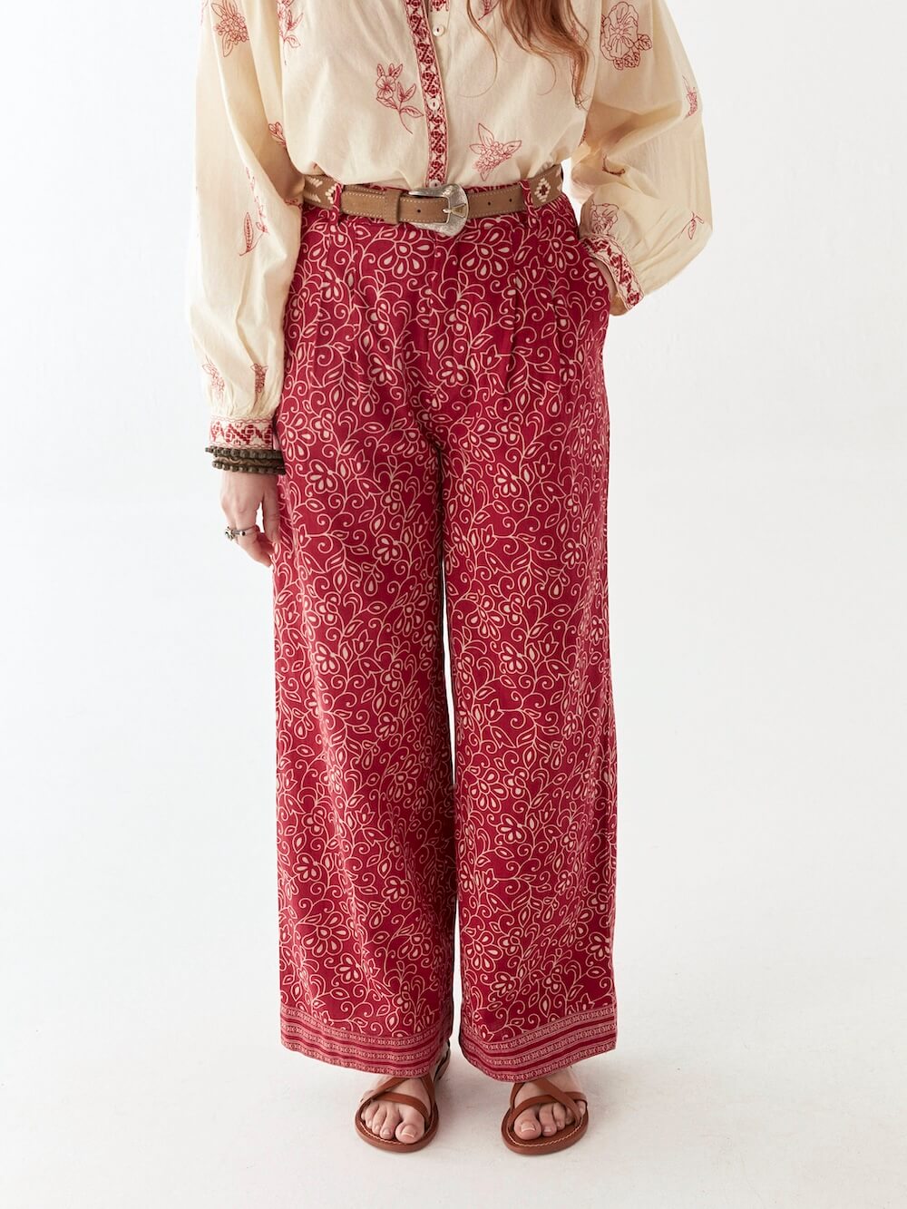 Maison Hotel - Margaux Blouse - Simply Red