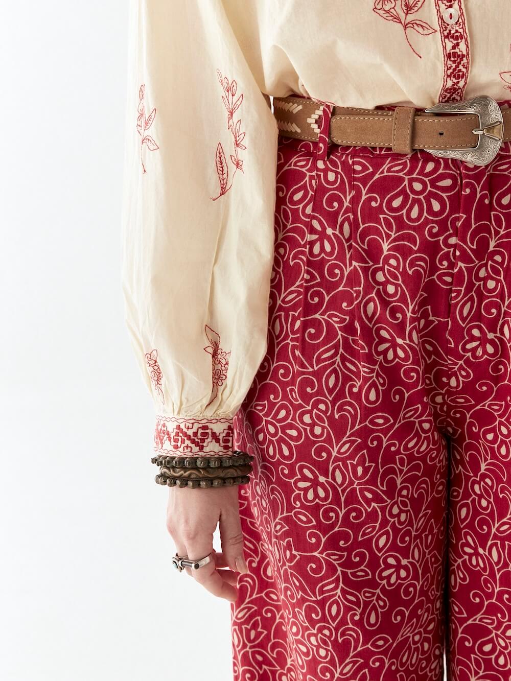 Maison Hotel - Margaux Blouse - Simply Red