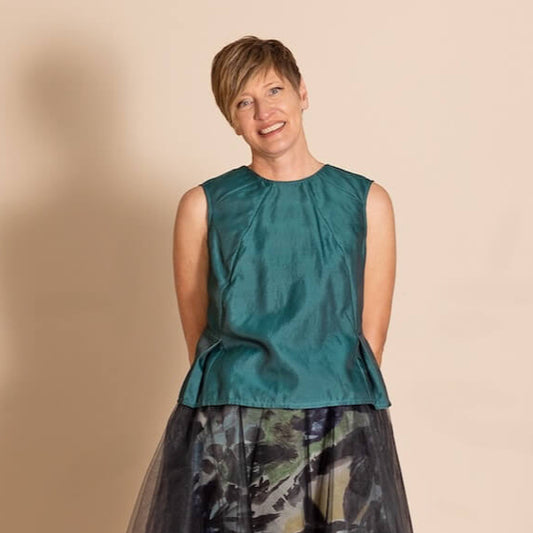 Megan Salmon - Silk Organza Coda Shell - Bottle