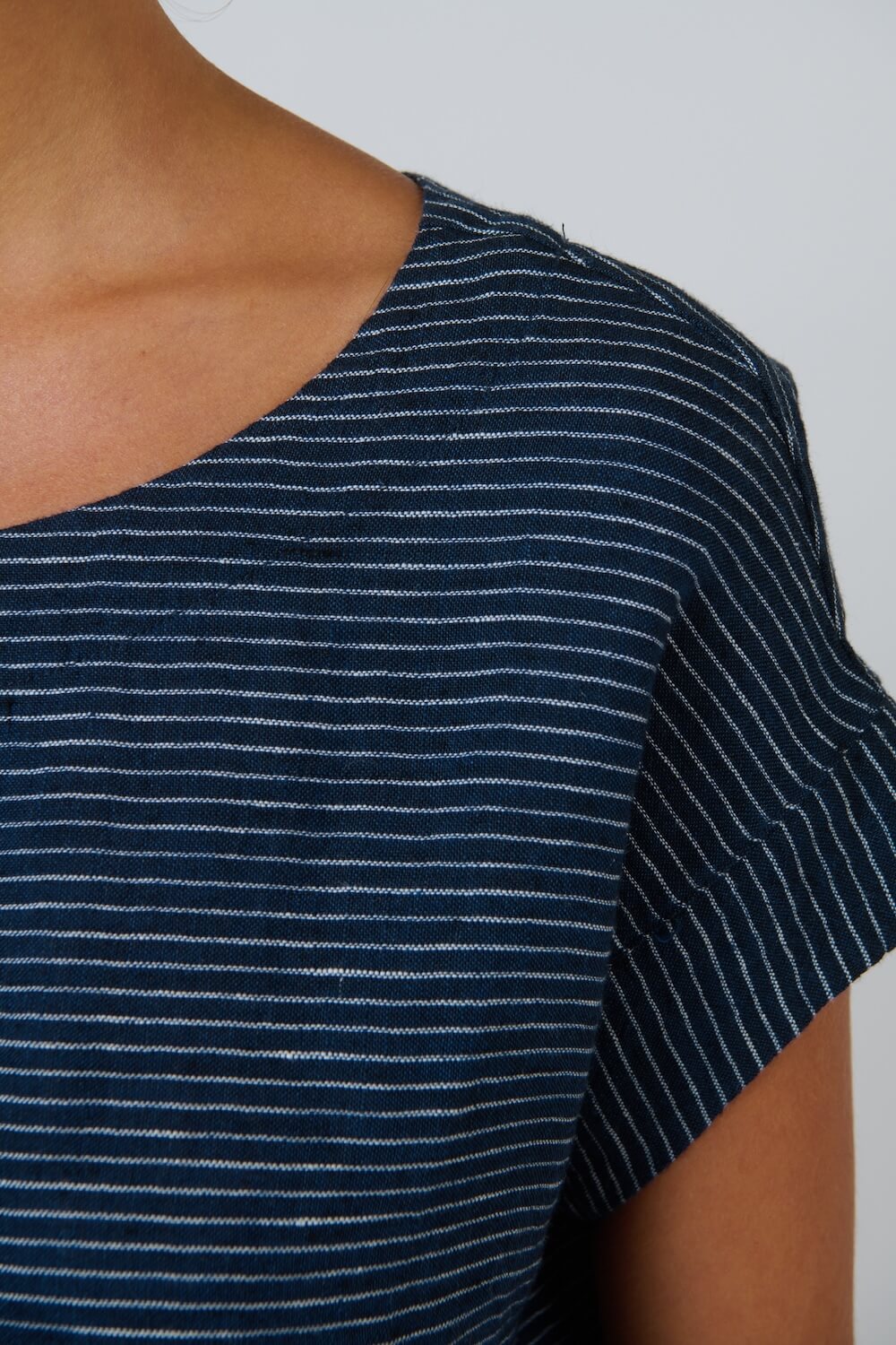 Naturals by O & J - Boat Neck Blouse (GA686) - Streamlined