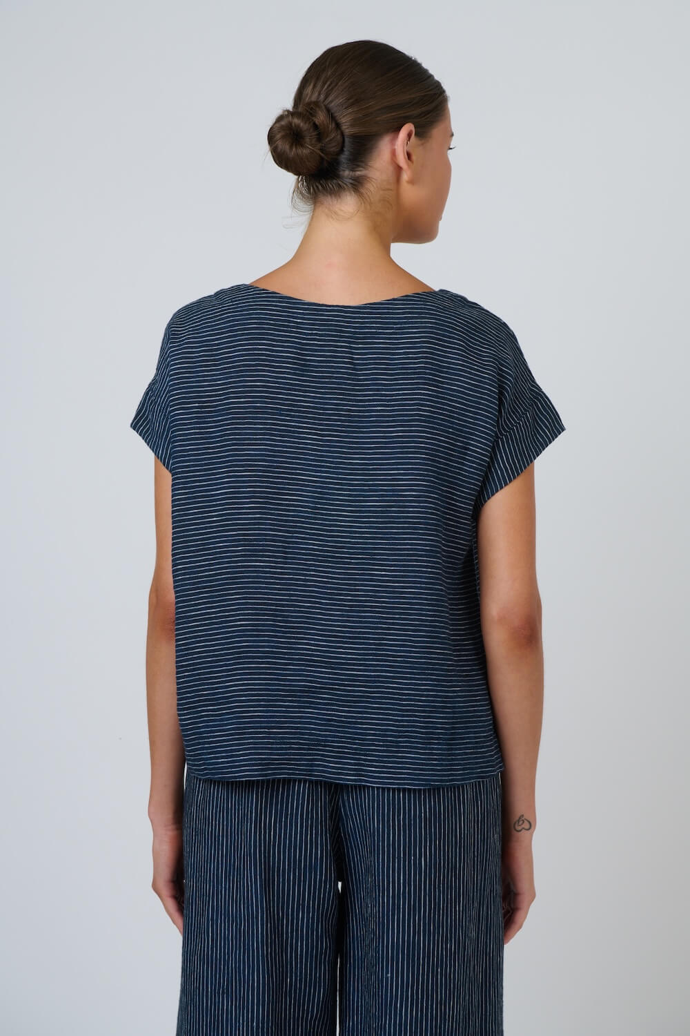 Naturals by O & J - Boat Neck Blouse (GA686) - Streamlined