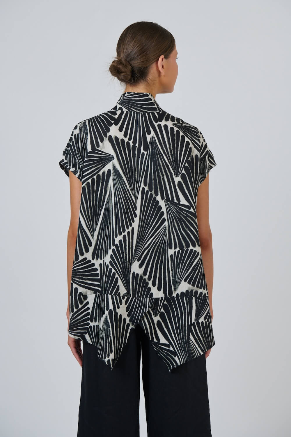 Naturals by O & J - Cap Sleeve Blouse (GA632) - Folies