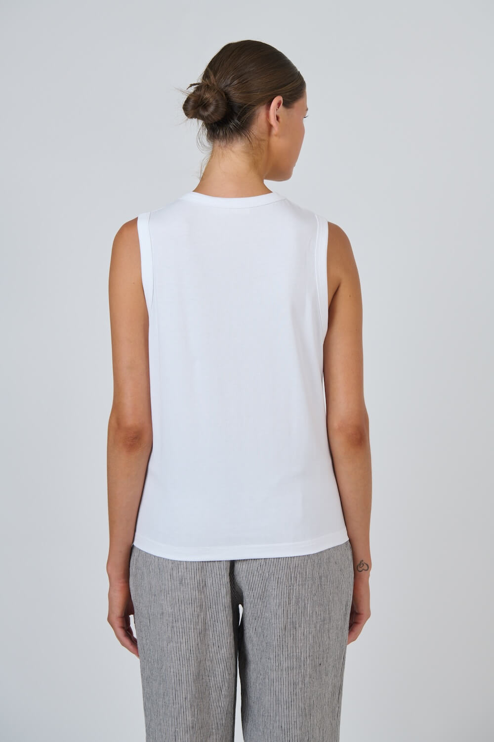 Naturals by O & J - Classic Singlet (GA742) - White