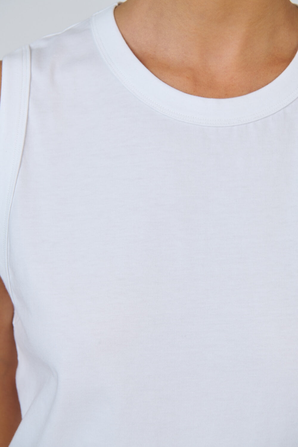 Naturals by O & J - Classic Singlet (GA742) - White