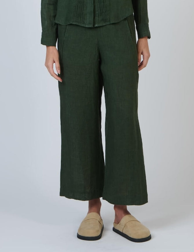 Naturals by O & J - GA398 Wide Leg Trouser - Myrtle