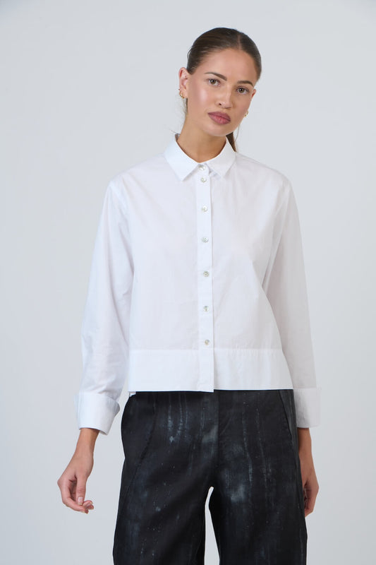 Naturals by O & J - GA546 Timeless Button Down Shirt - White