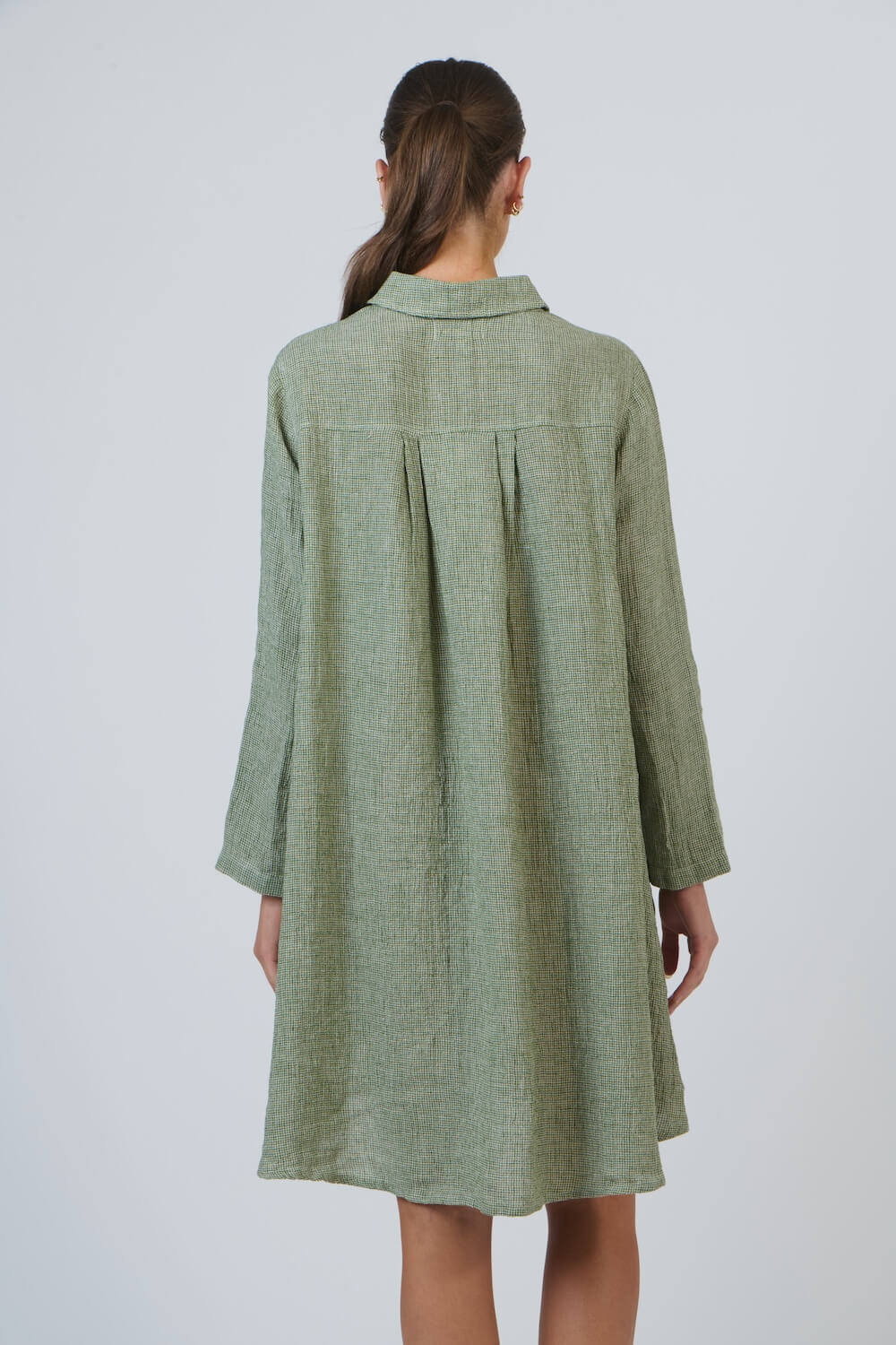 Naturals by O & J - GA656 Oversized Linen Jacket - Oregano