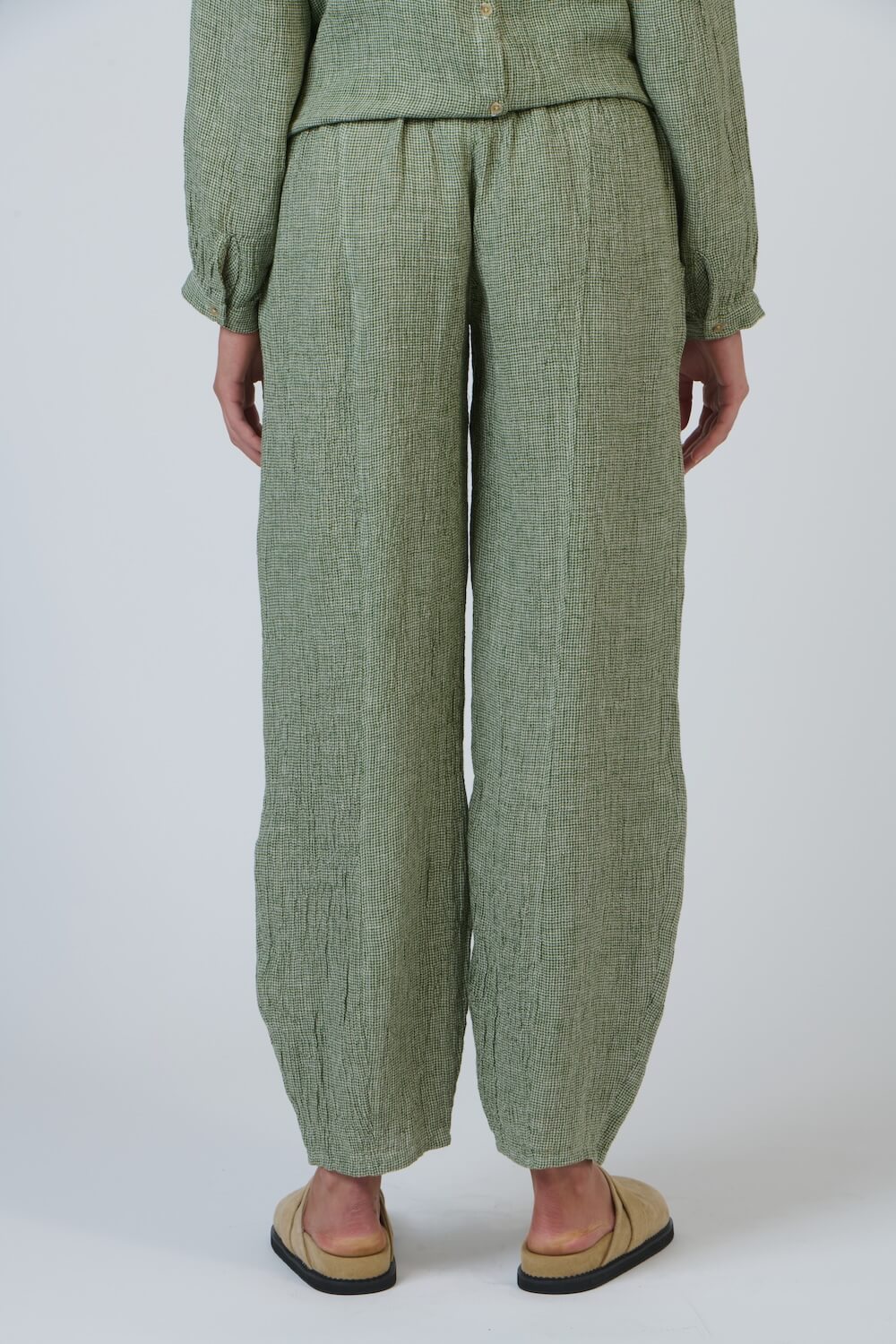 Naturals by O & J - GA657 Balloon Trousers - Oregano