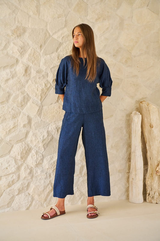 Naturals by O & J - Tailored Trousers (GA398) - Eclipse