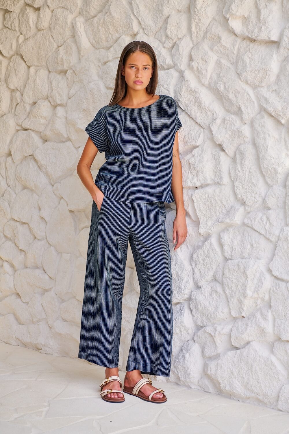 Naturals by O & J - Tailored Trousers (GA398) - Streamlined