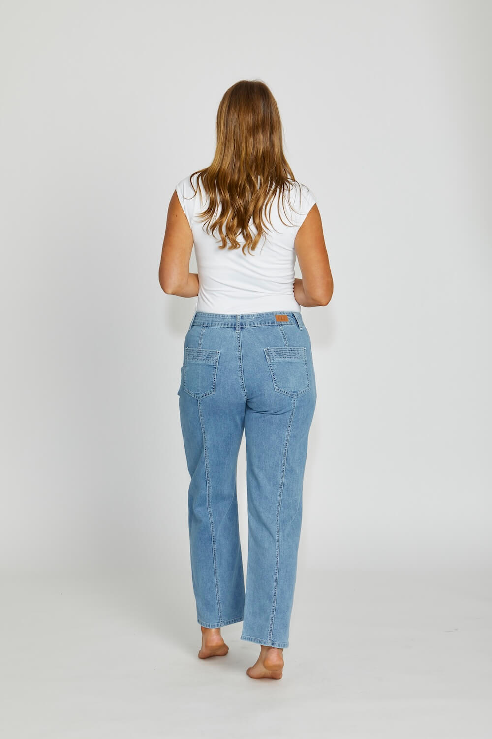 New London Jeans - Holborn LW Wide Leg Jeans - Light Wash