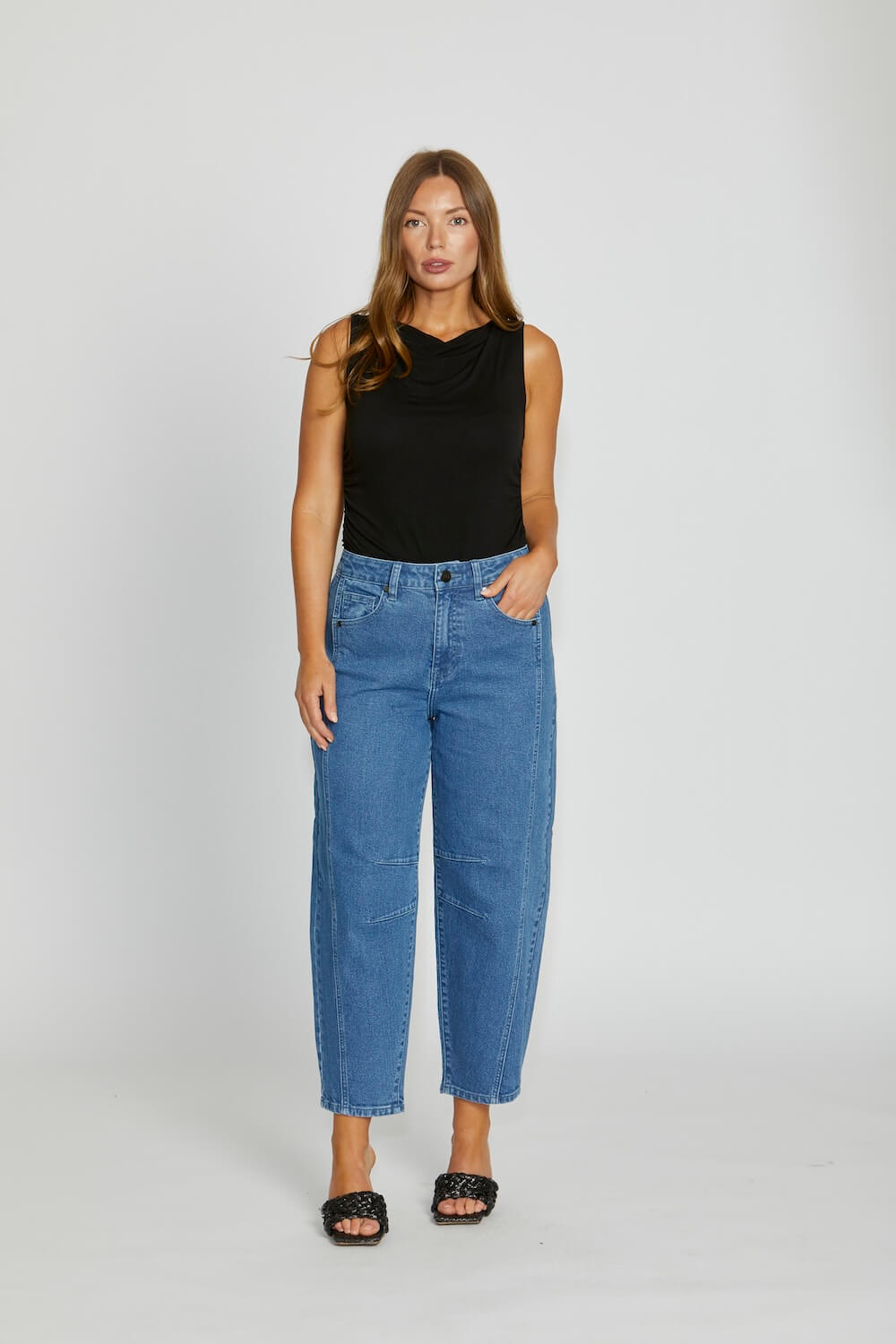 New London Jeans - Truro Barrel Jean - Denim