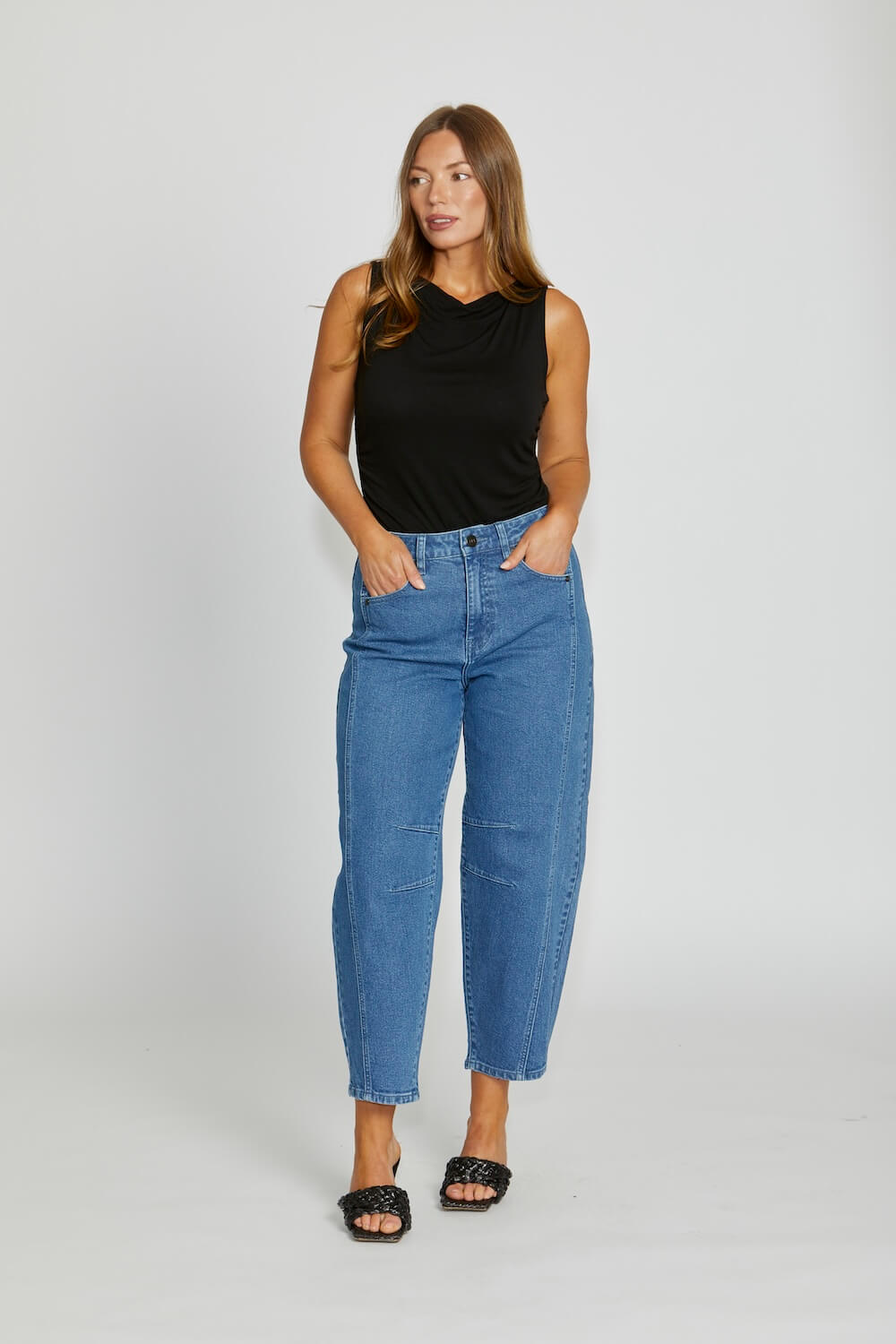 New London Jeans - Truro Barrel Jean - Denim