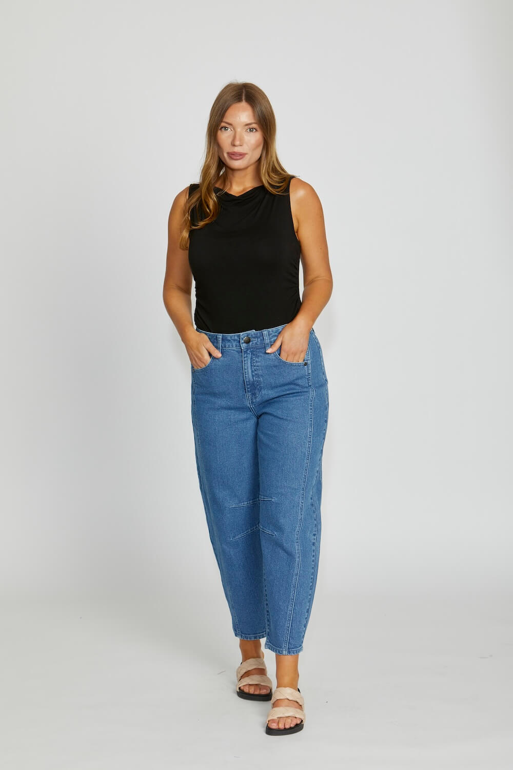 New London Jeans - Truro Barrel Jean - Denim