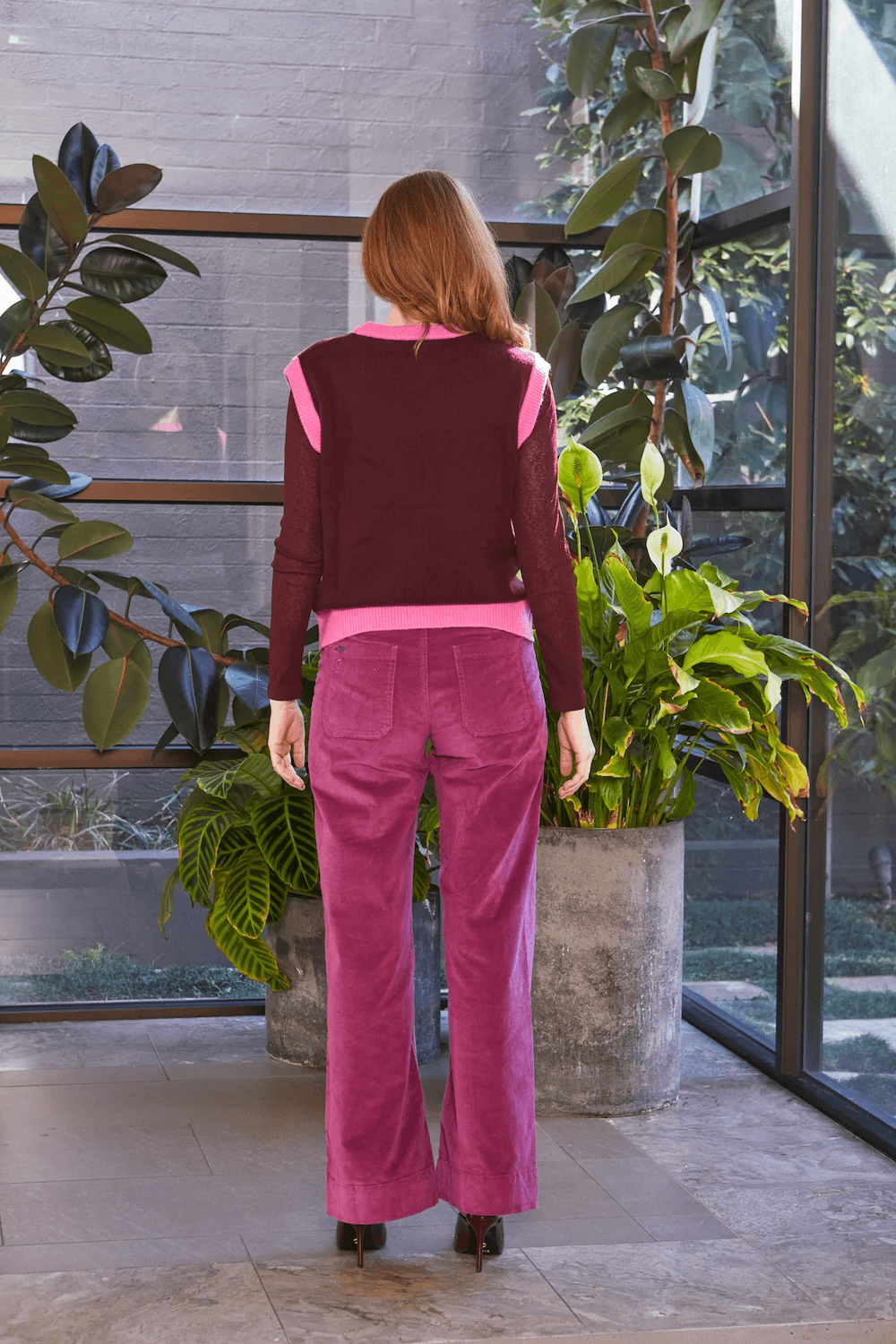 New London Jeans - Victory Jeans - Purple Cord