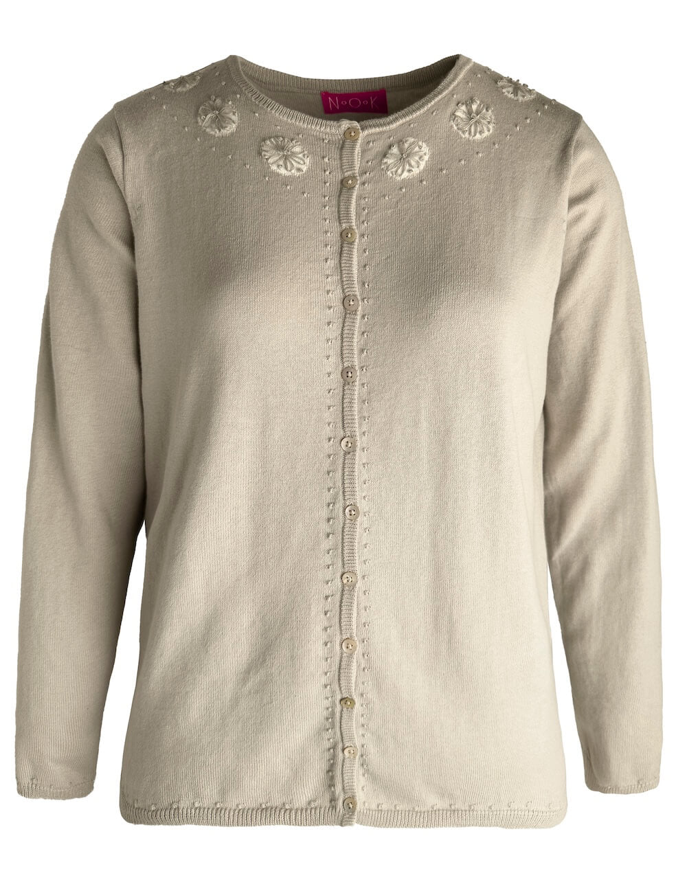N.O.K - Pallas Cardigan - Light Oat