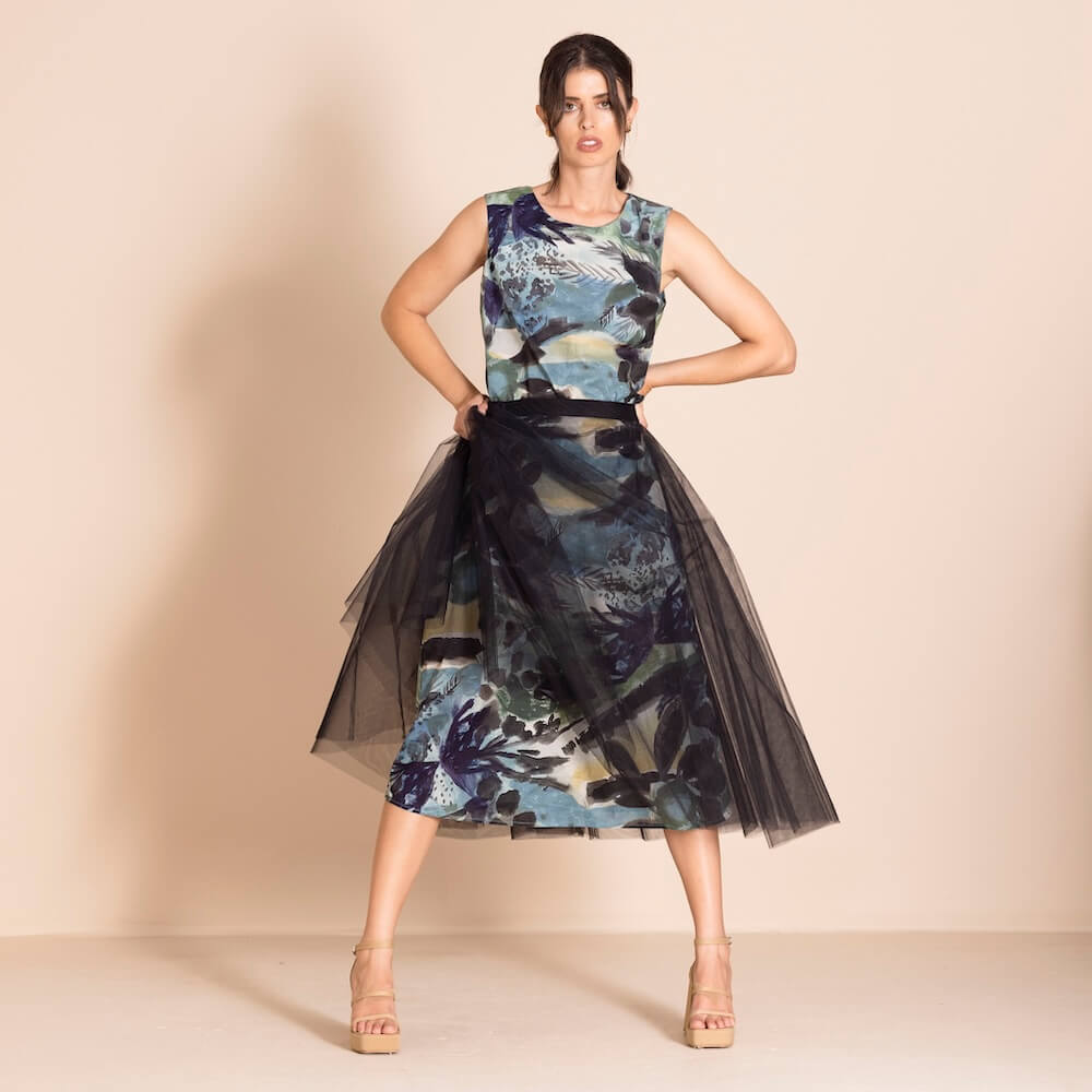 Megan Salmon - Park Life Circle Tulle Skirt