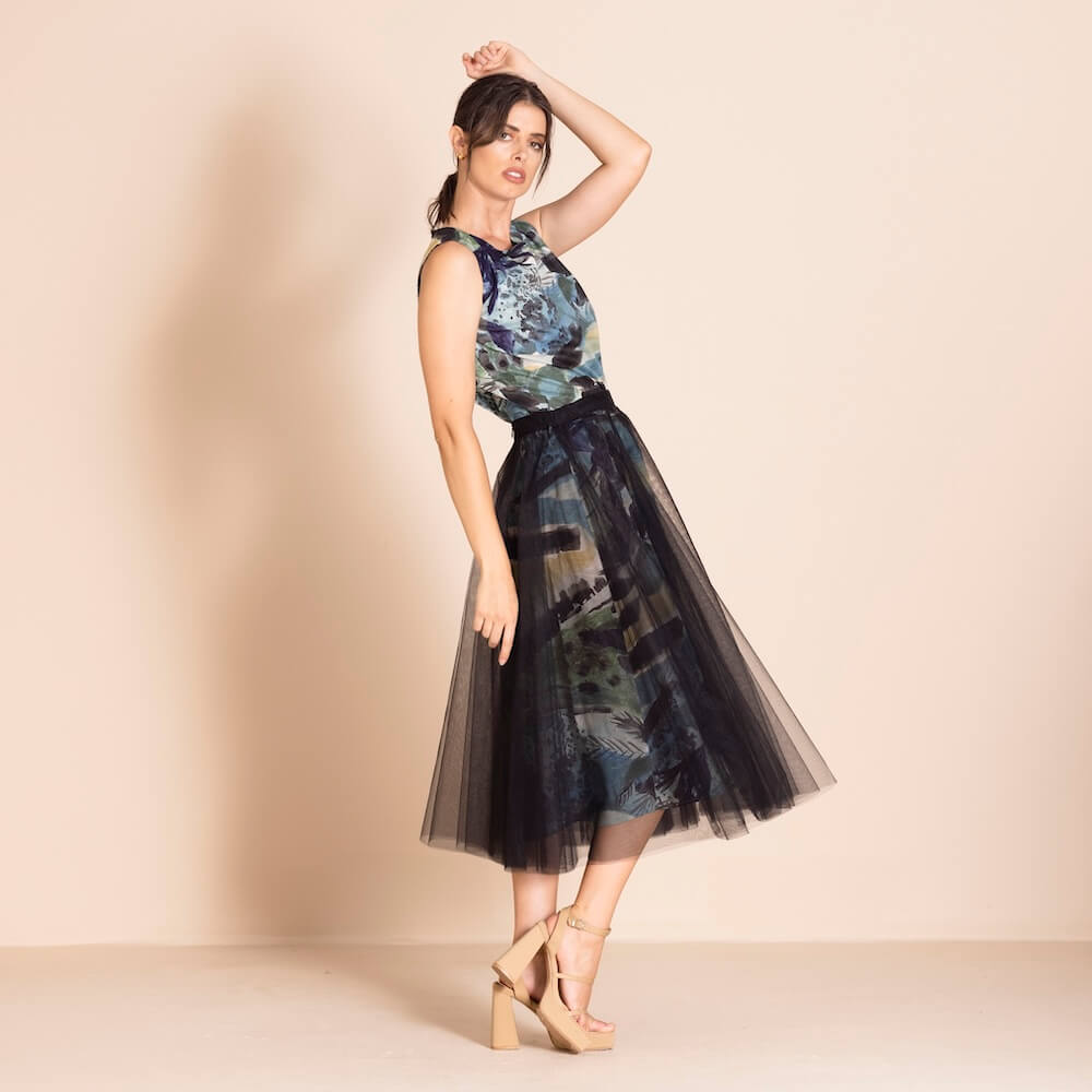 Megan Salmon - Park Life Circle Tulle Skirt