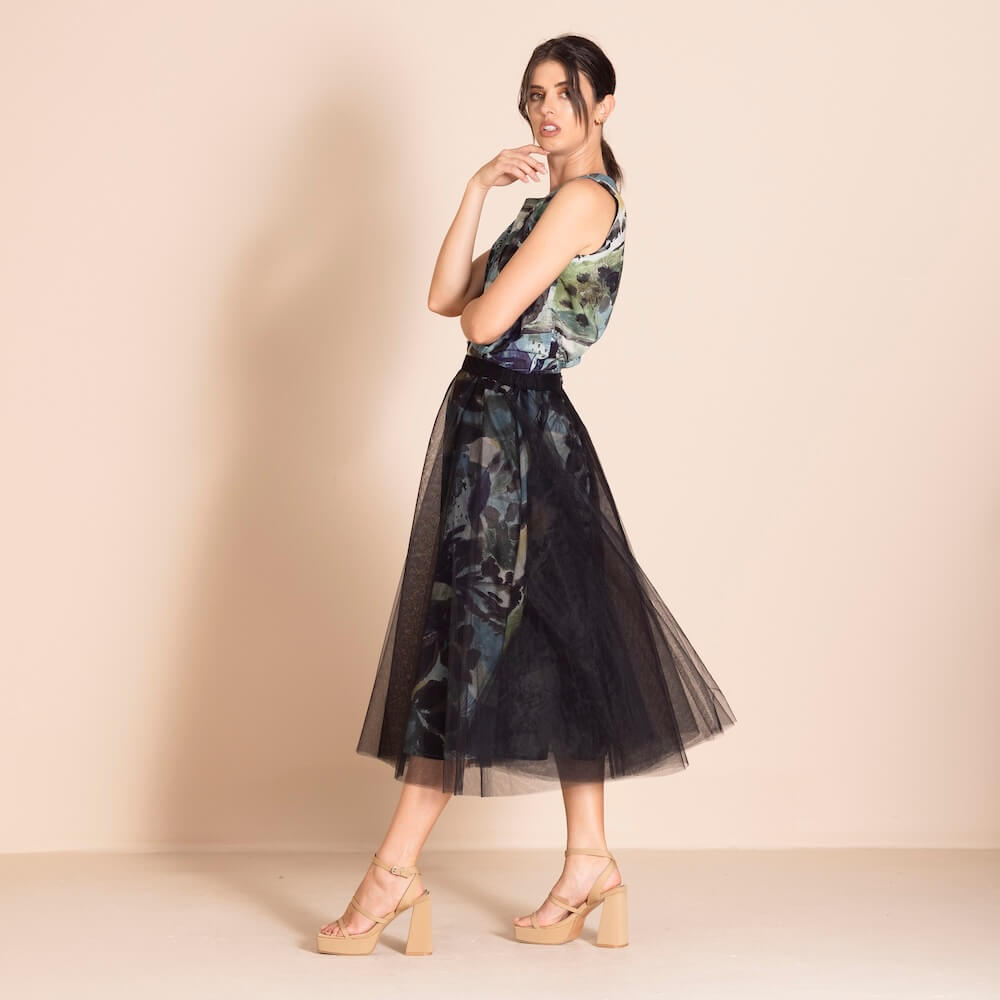Megan Salmon - Park Life Circle Tulle Skirt