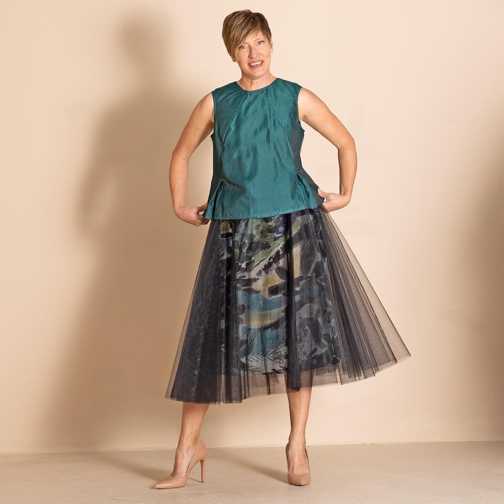 Megan Salmon - Park Life Circle Tulle Skirt