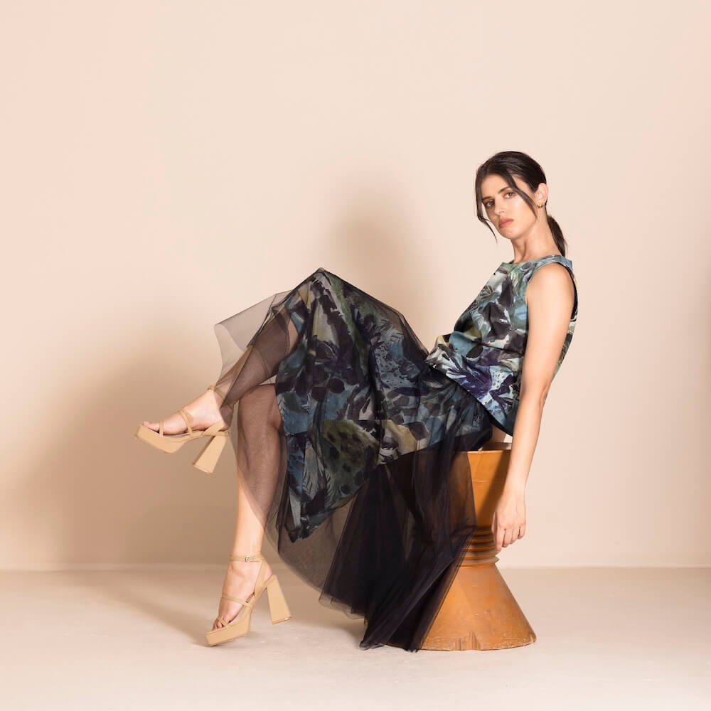 Megan Salmon - Park Life Circle Tulle Skirt