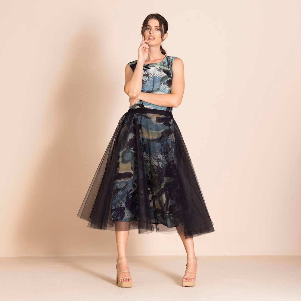 Megan Salmon - Park Life Circle Tulle Skirt