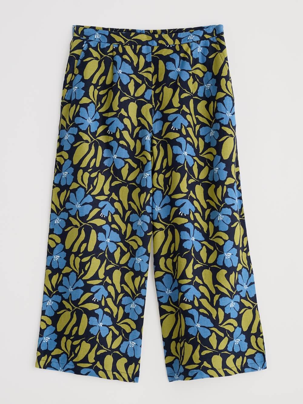 Seasalt - Peaceful Haven Culottes - Leafy Floral Maritime