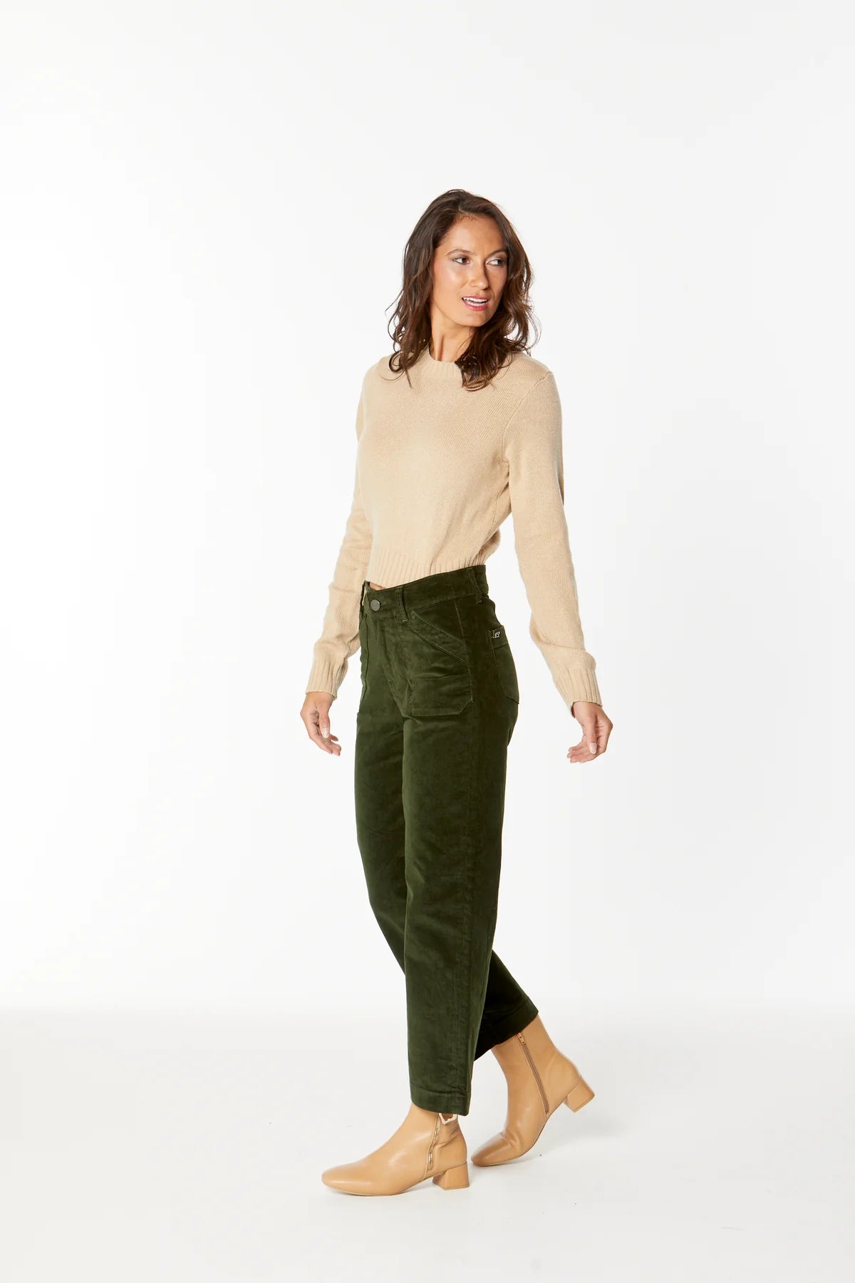 New London Jeans - Penrith Cord - Olive