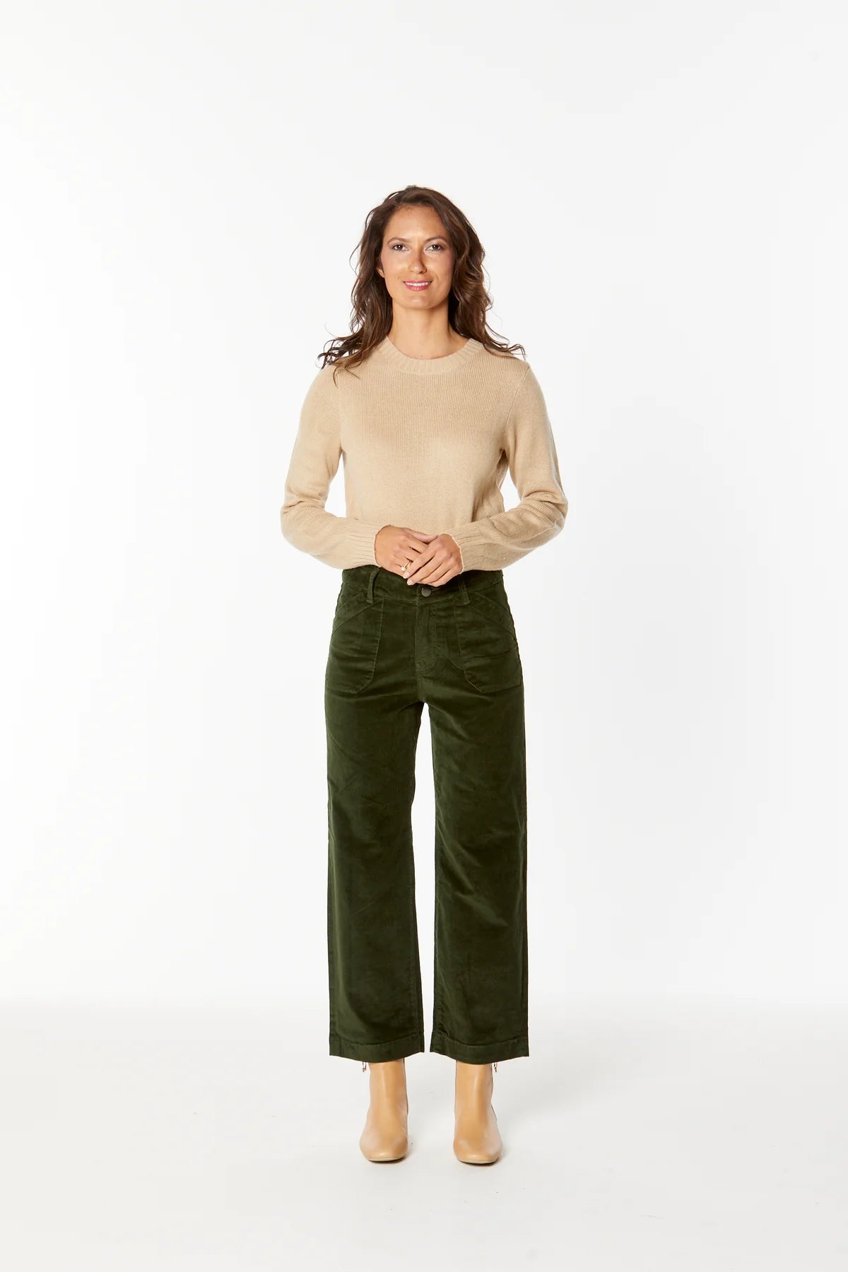 New London Jeans - Penrith Cord - Olive