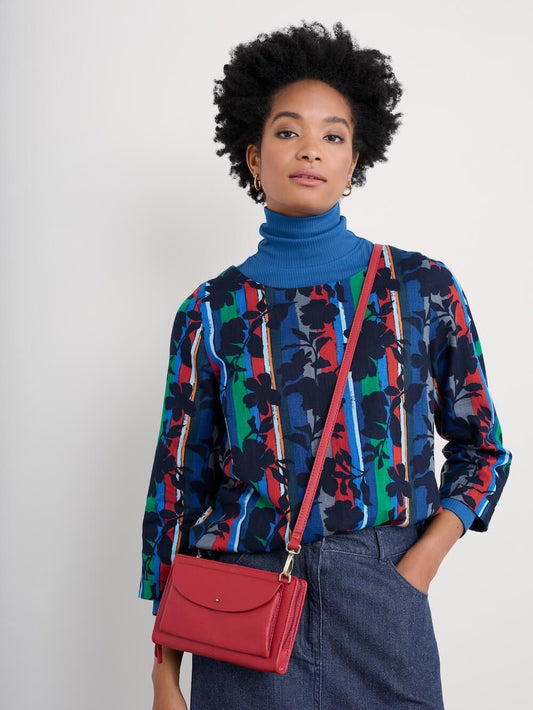 Seasalt - Riding High Top - Camellia Stripe Ink