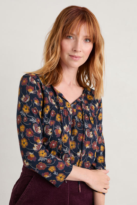 Seasalt River's End Top - Poppy Tapestry Maritime