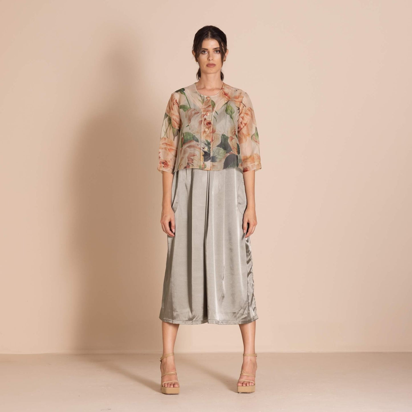 Megan Salmon - Roses Birdie Jacket