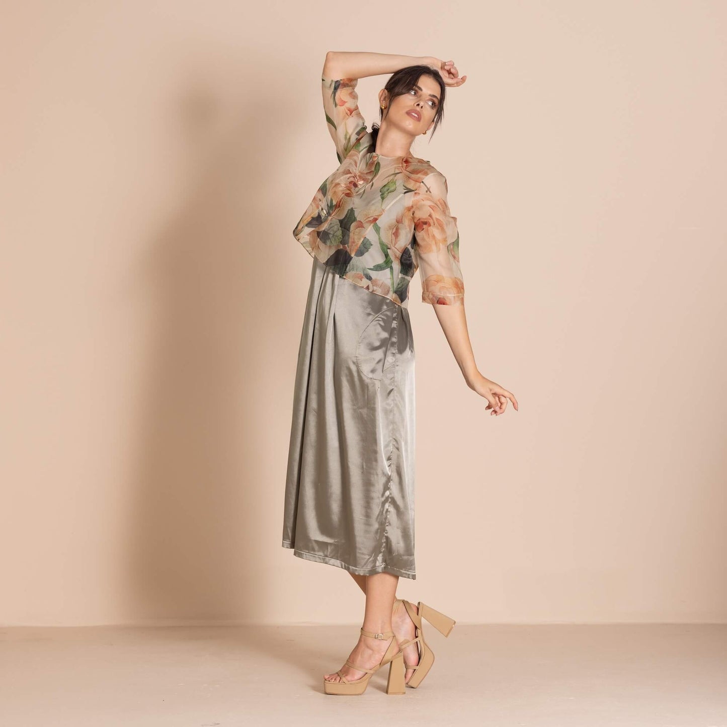 Megan Salmon - Roses Birdie Jacket