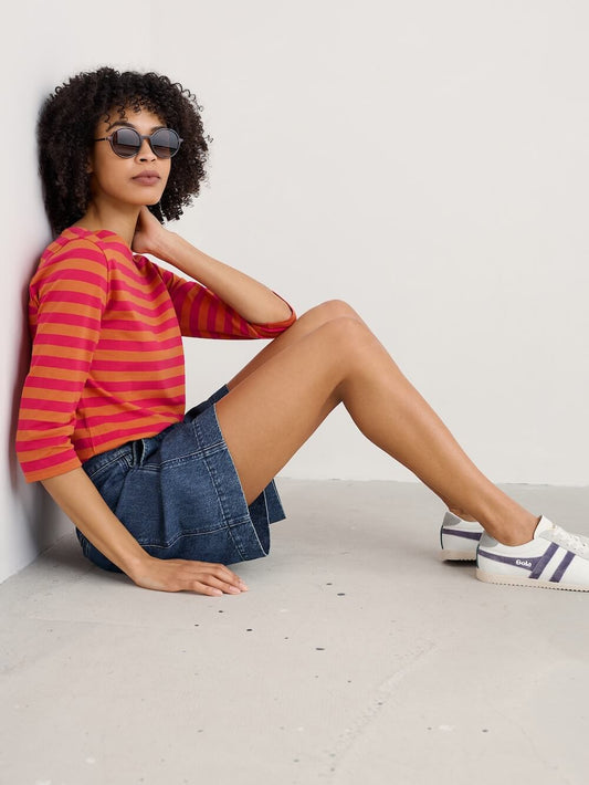 Seasalt - Sailor Top - Scallion Wild Raspberry
