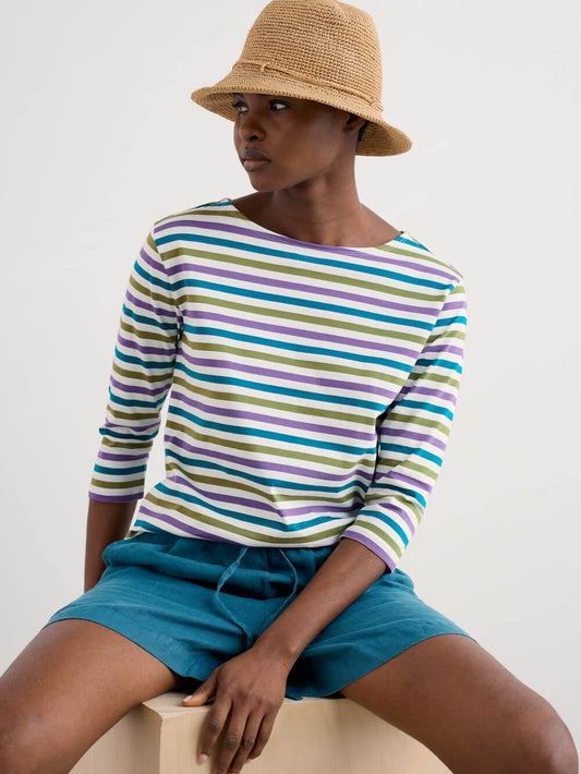 Seasalt - Sailor Top - Tri Mini Cornish Pansy