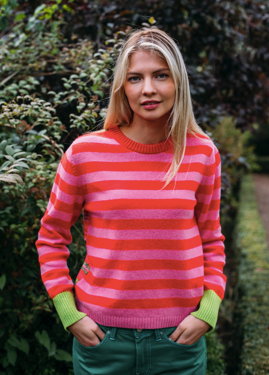 Eribe Stobo Fairisle Sweater - Rosa