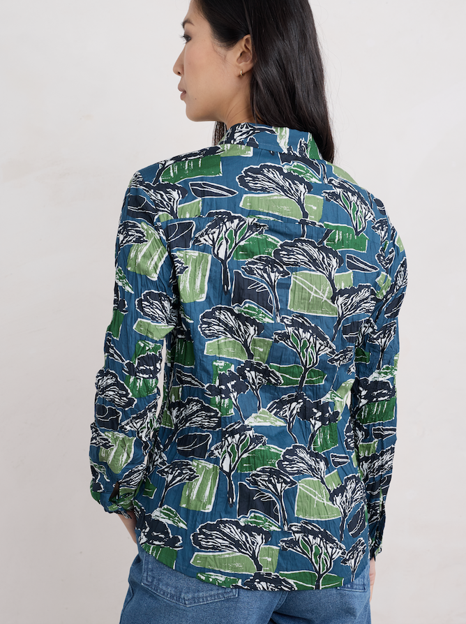 Seasalt 'Larissa Shirt' - Sketchbook Trees Sea Cave
