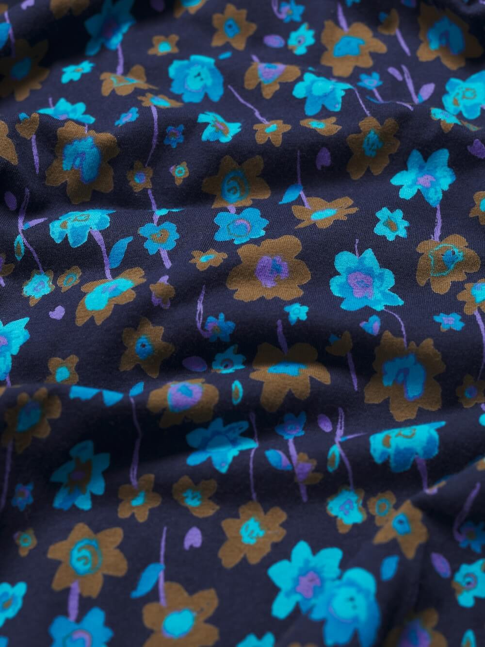 Seasalt - 3/4 Wild Bouquet Dress - Falling Flowers Maritime