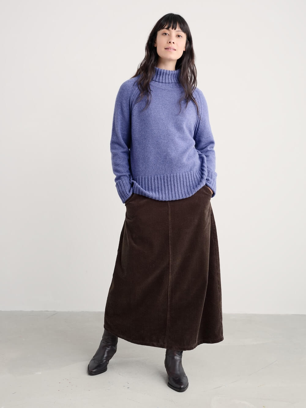 Seasalt - Basset Cove Jumper - Bilberry