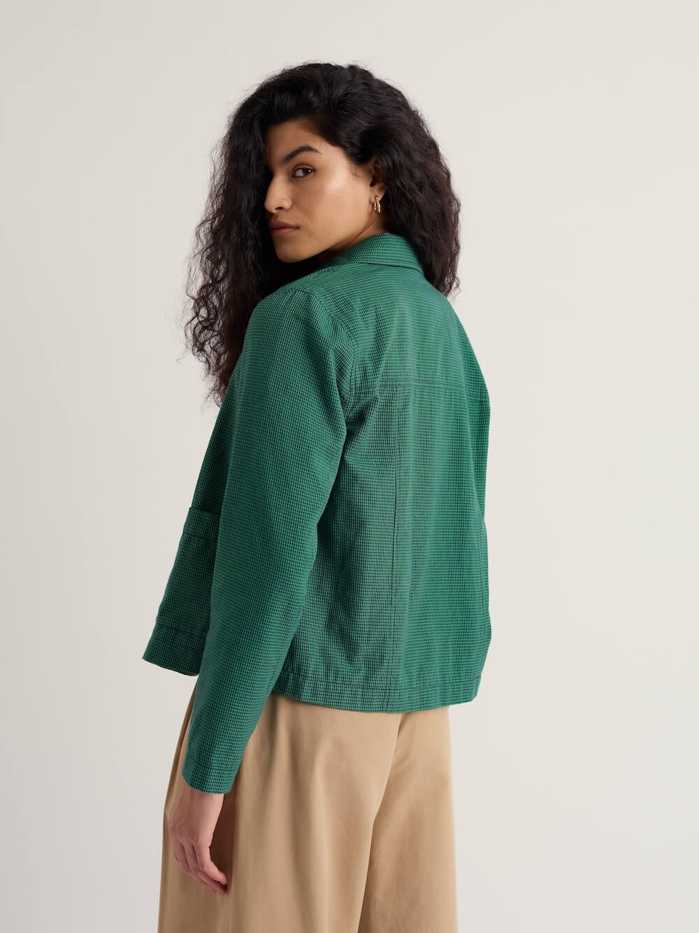 Seasalt - Carnon Downs Jacket - Forest Garden Spring Green