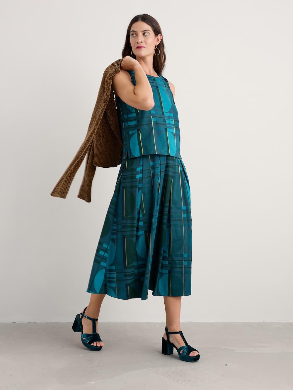Seasalt - Colour Study Top	- Picrous Jacquard