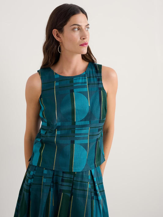 Seasalt - Colour Study Top	- Picrous Jacquard
