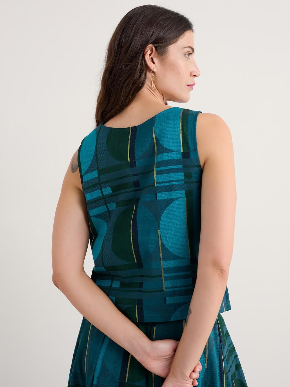 Seasalt - Colour Study Top	- Picrous Jacquard