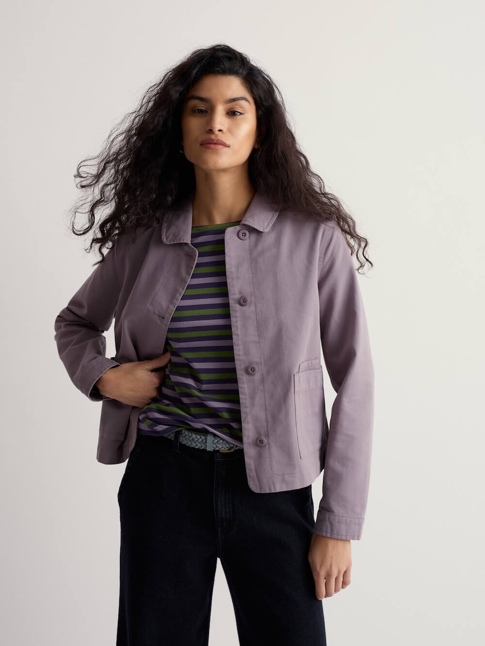 Seasalt - Coombe Lane Jacket - Grape Thistle