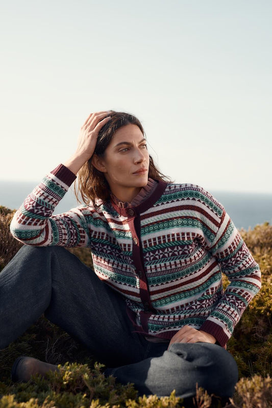 Seasalt - Copperhouse Cardigan - Float Sardine Multi