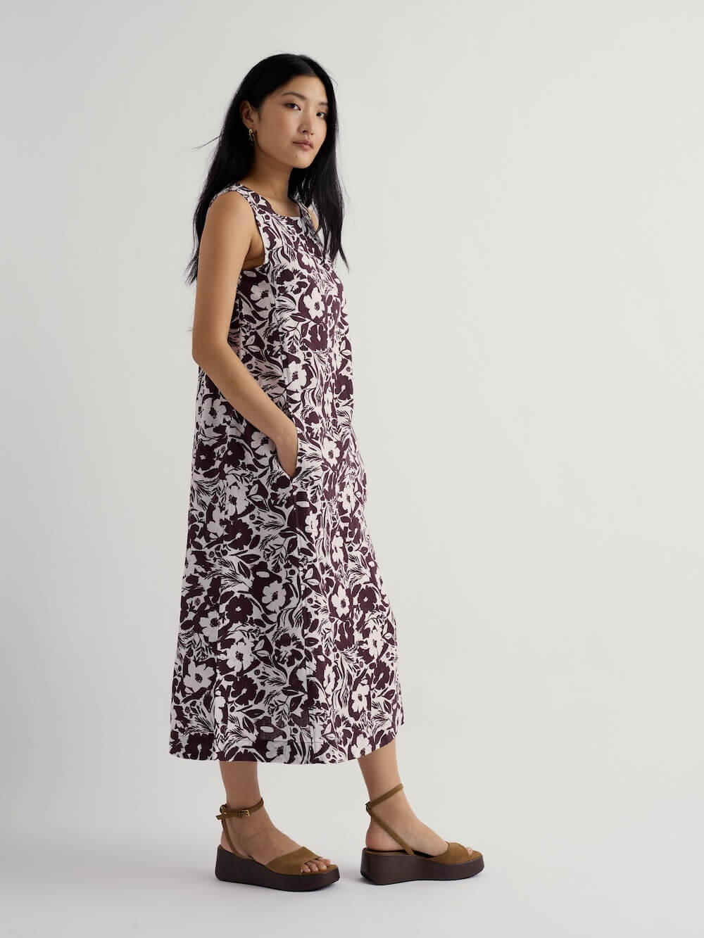 Seasalt - Cresting Waves Dress - Summer Shadows Cacao