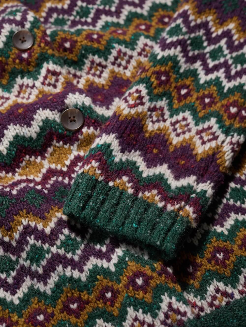 Seasalt - Dawson Pick Cardigan Fair Isle - Modernist Dark Wreckage Multi