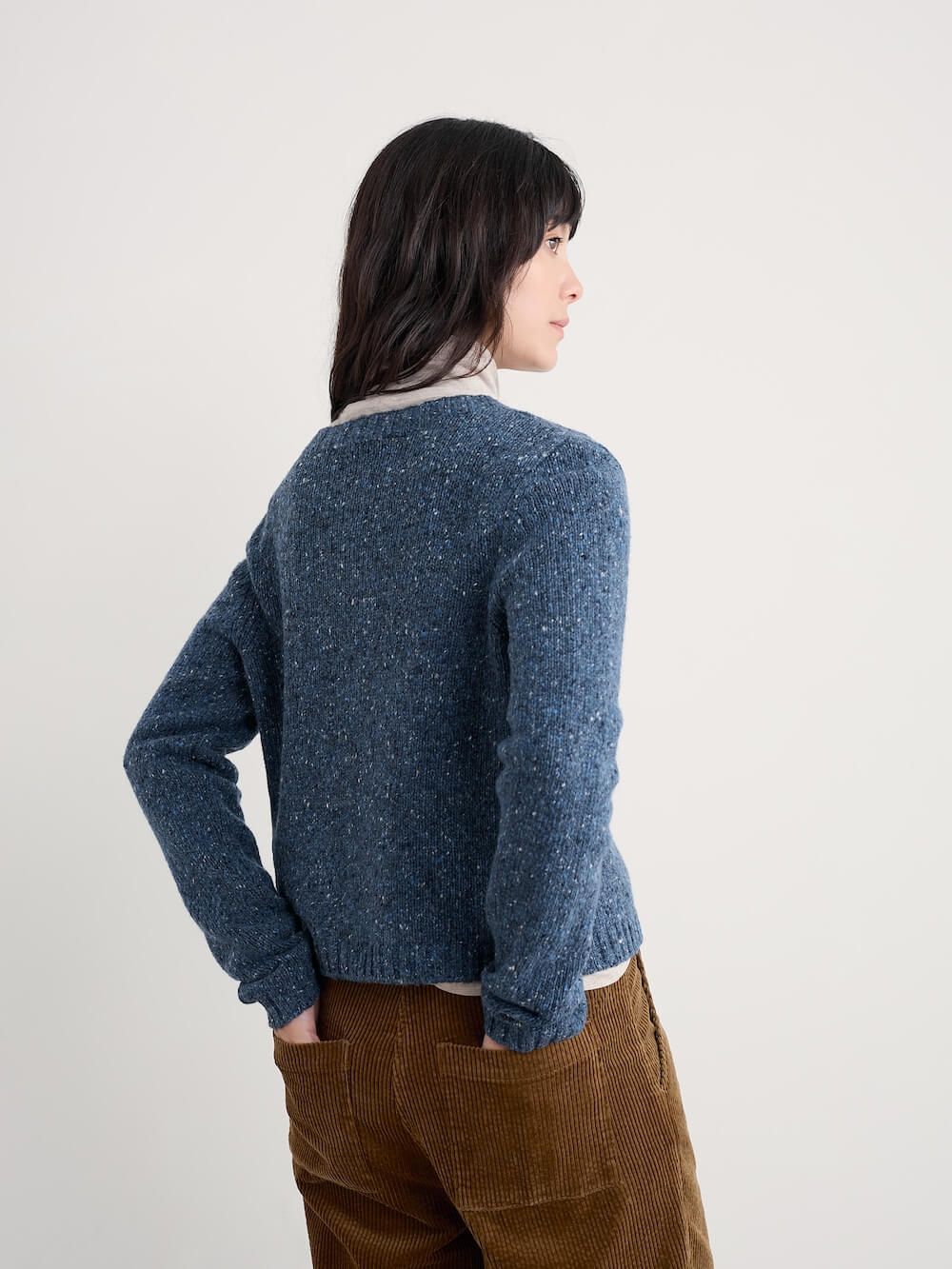 Seasalt - Dawson Pick Cardigan Merino - Starling